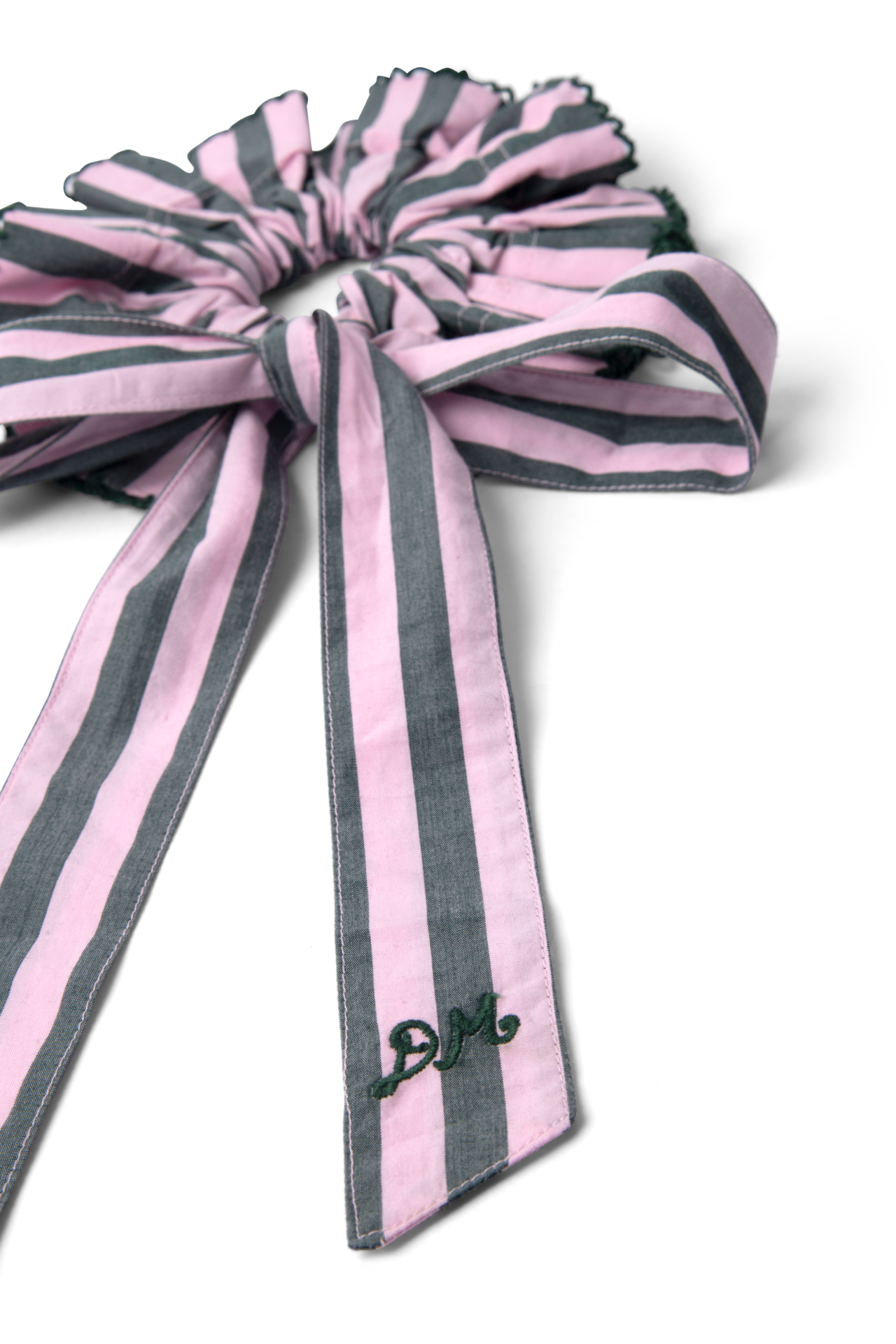 garter bun wrap - garden tulle stripe