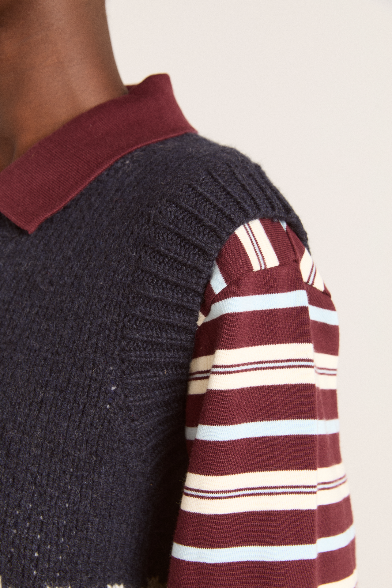 rhona lambswool tank  - navy house