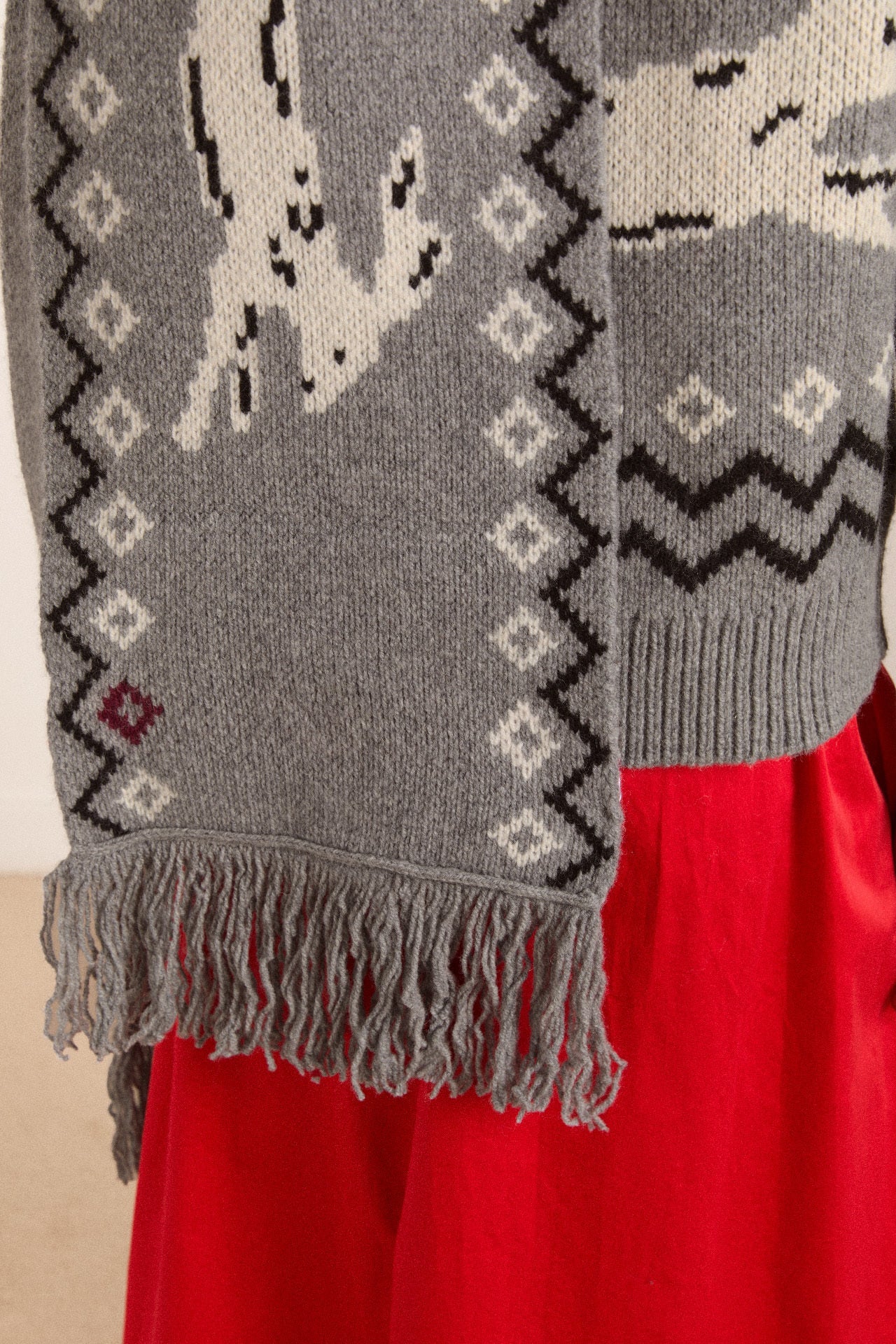 Cecily Bunny Lambswool Oversized Scarf