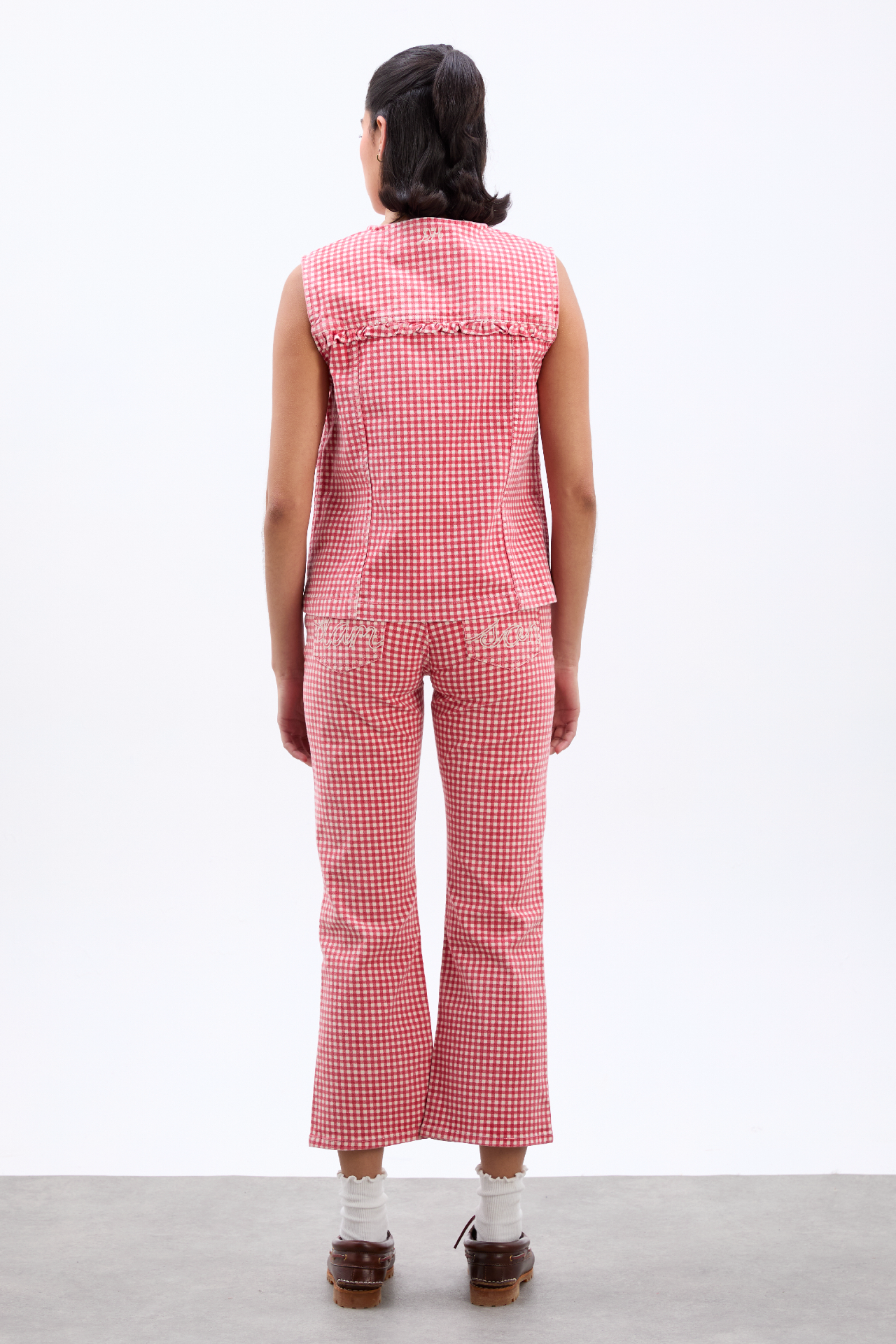 kenny jeans- red gingham