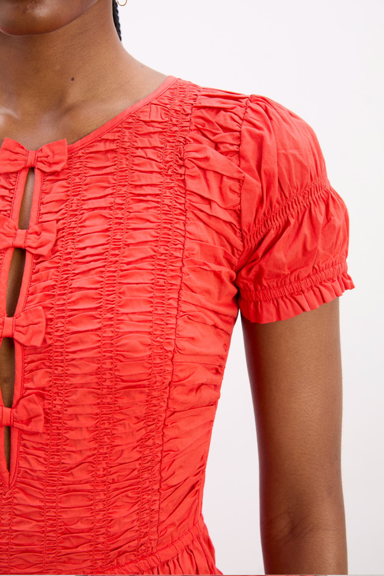 saffy midi dress - red alert