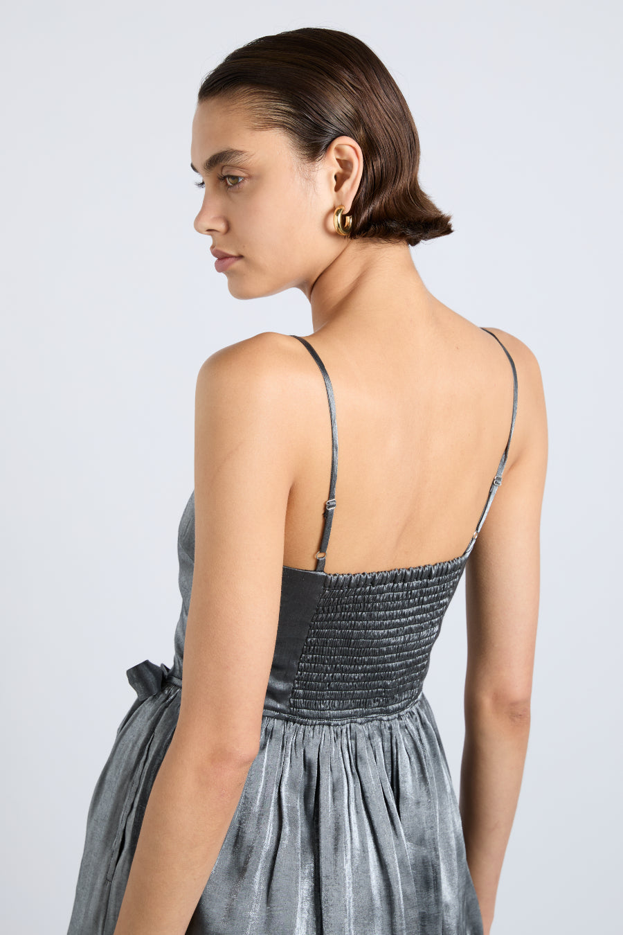 penelope mini dress - glass satin