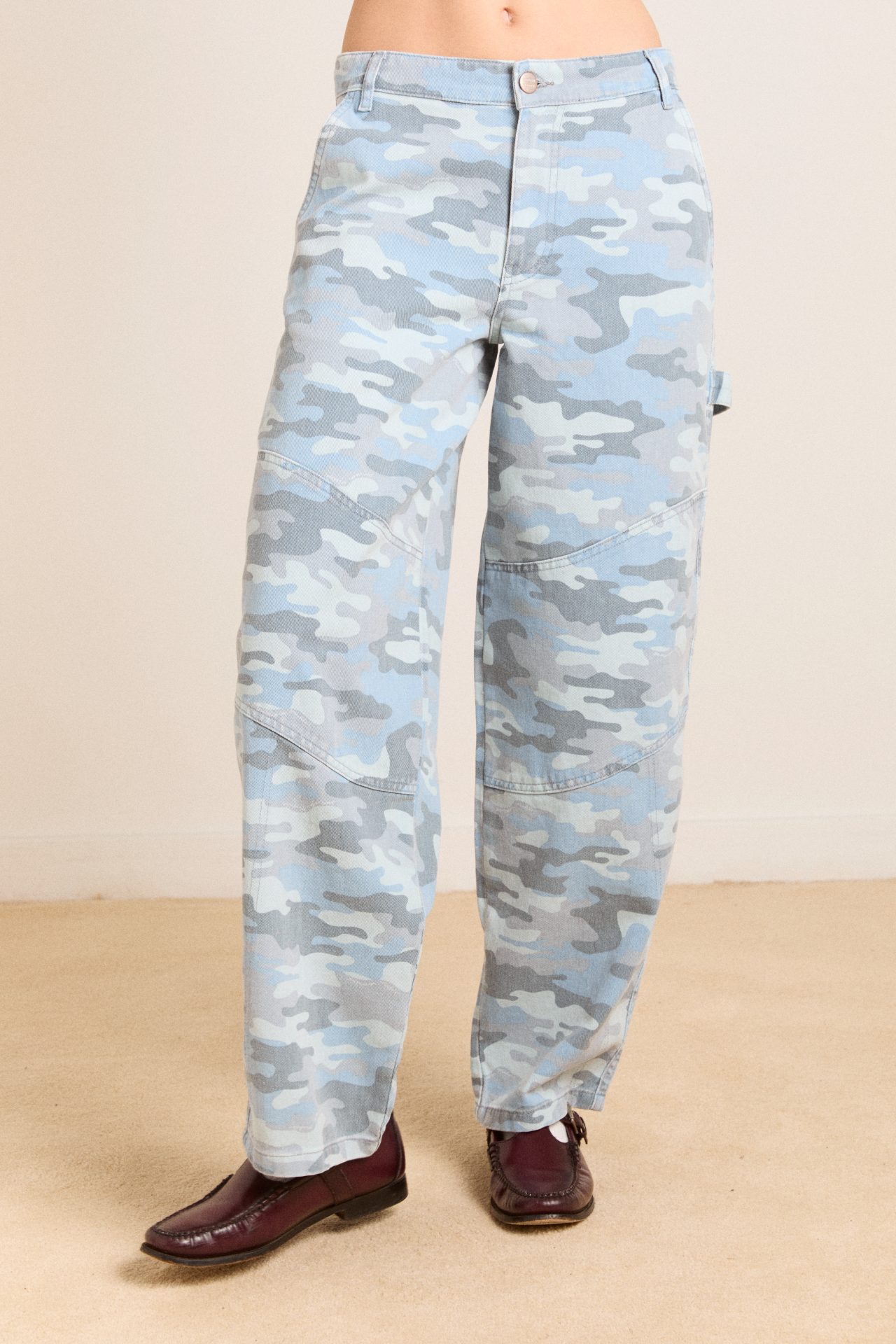 drew jeans - blue camo