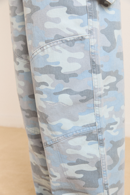 drew jeans - blue camo