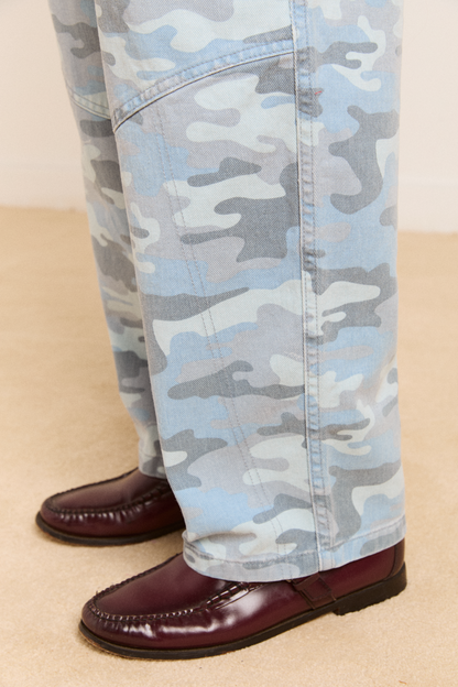 drew jeans - blue camo