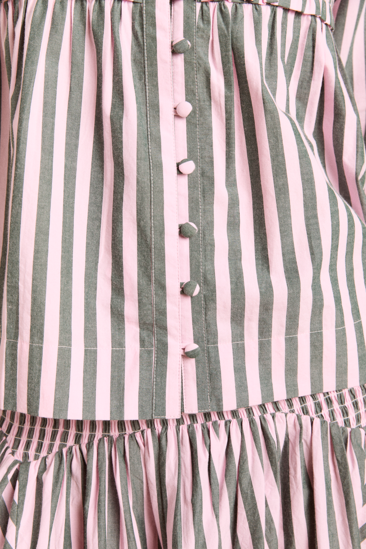 leilani blouse - garden stripe