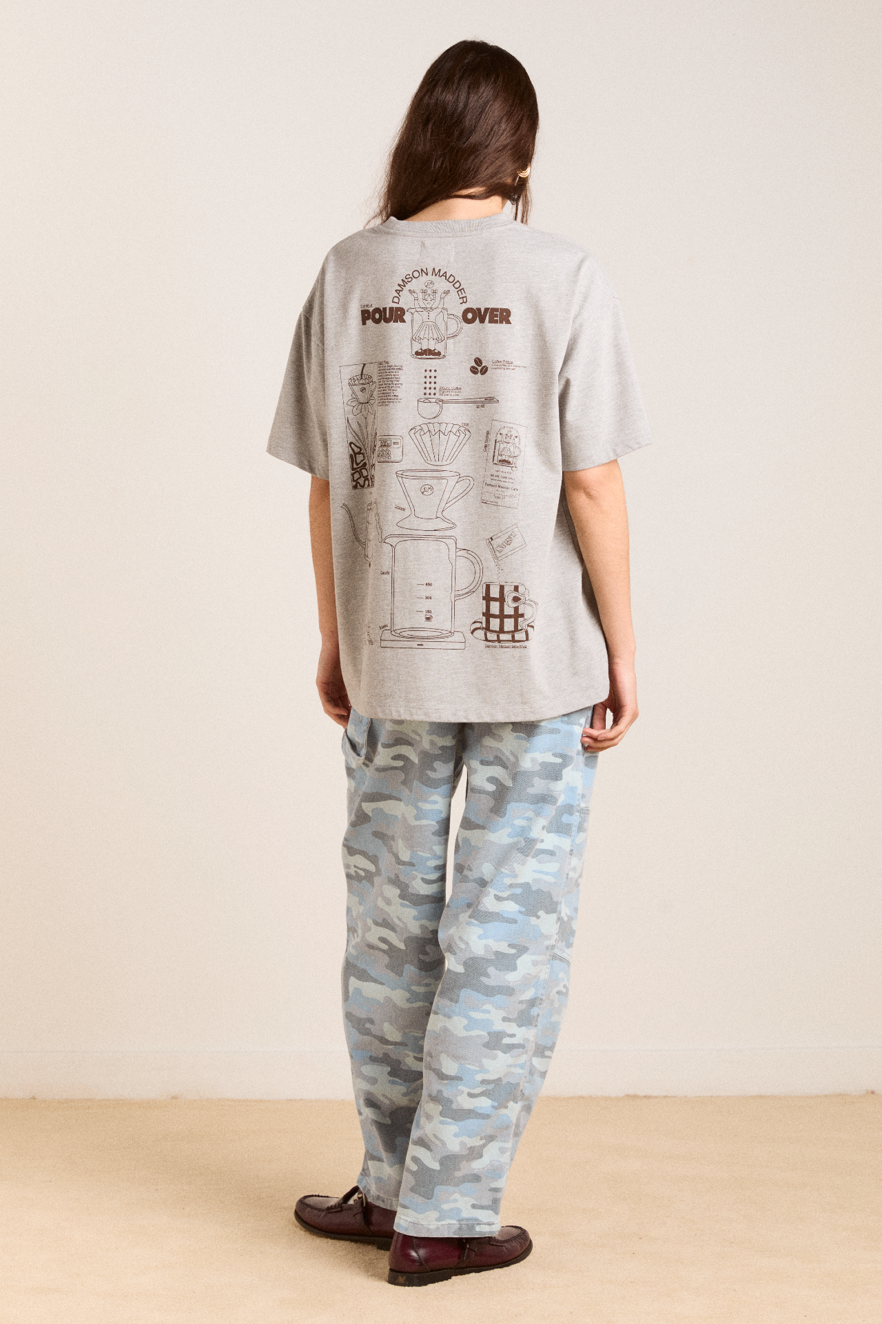 drew jeans - blue camo