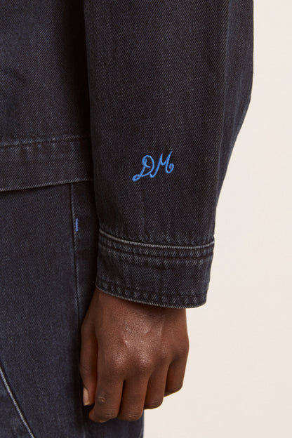 finella denim shirt - wavy seams