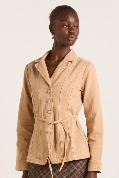 francie blazer - tan