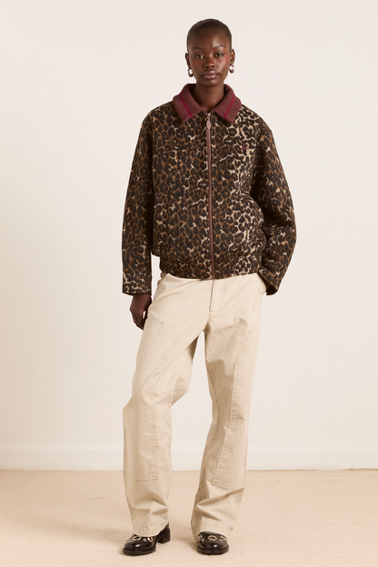 Pixie Bomber Jacket - Leopard