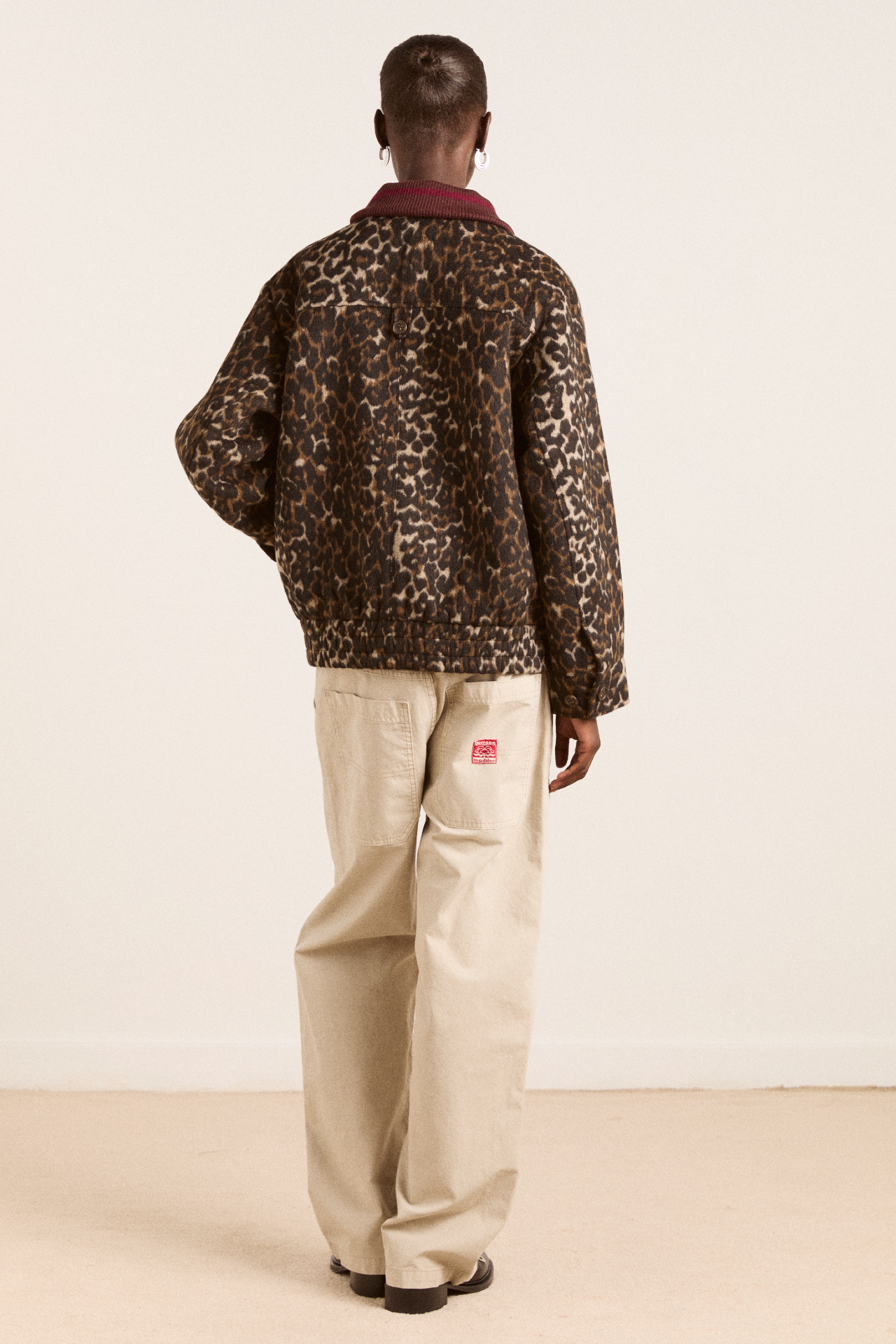 Pixie Bomber Jacket - Leopard