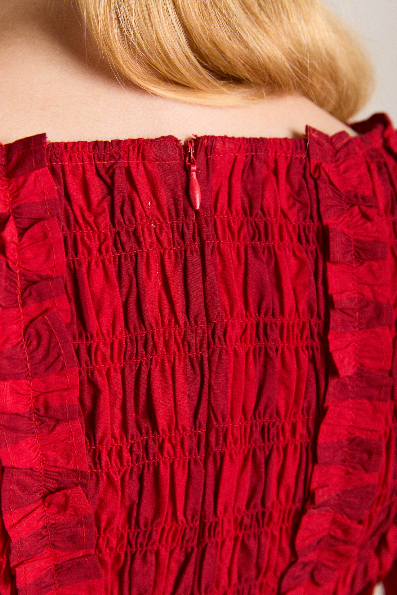 raphaela mini dress - red stripe