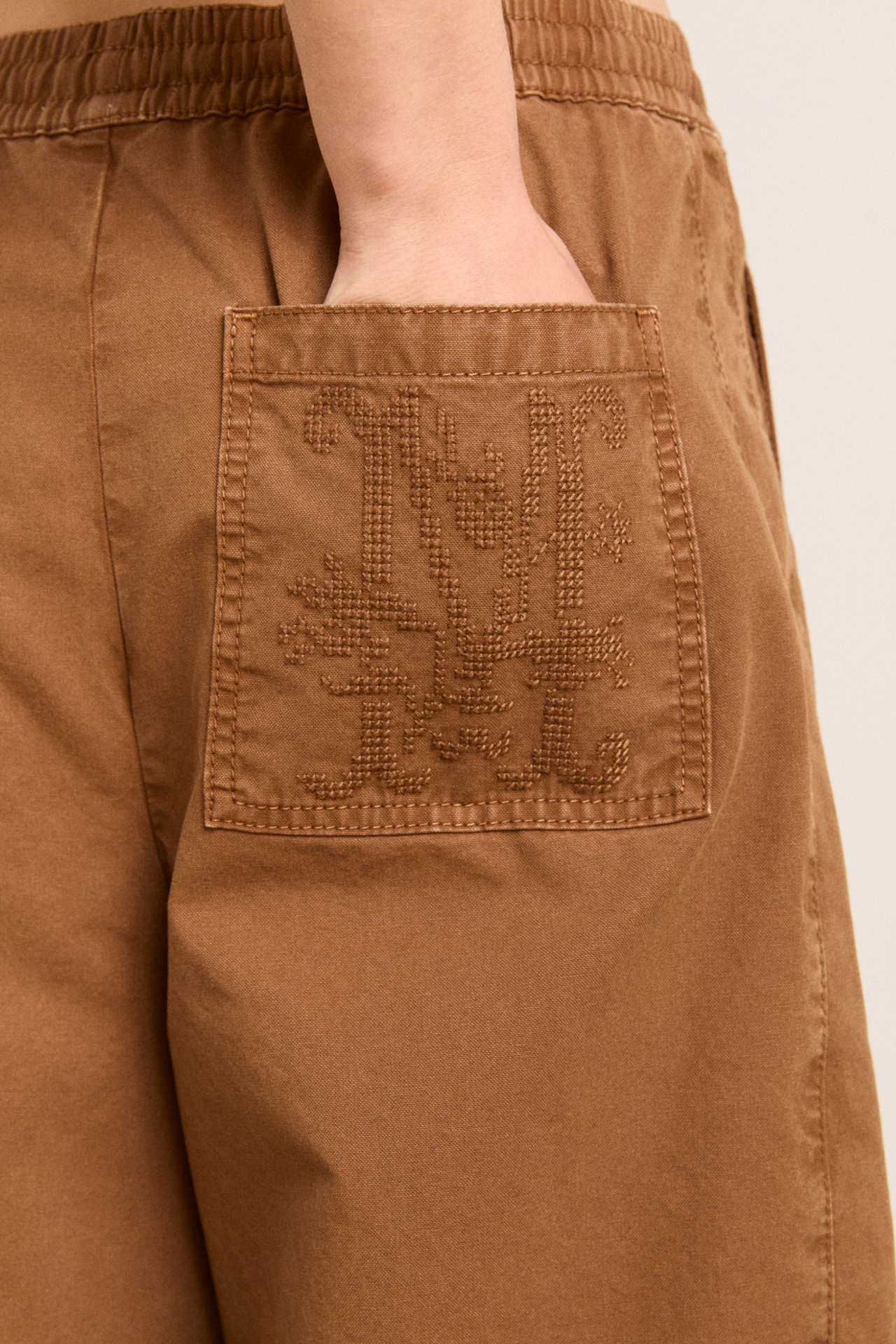 felix twill trouser - caramel