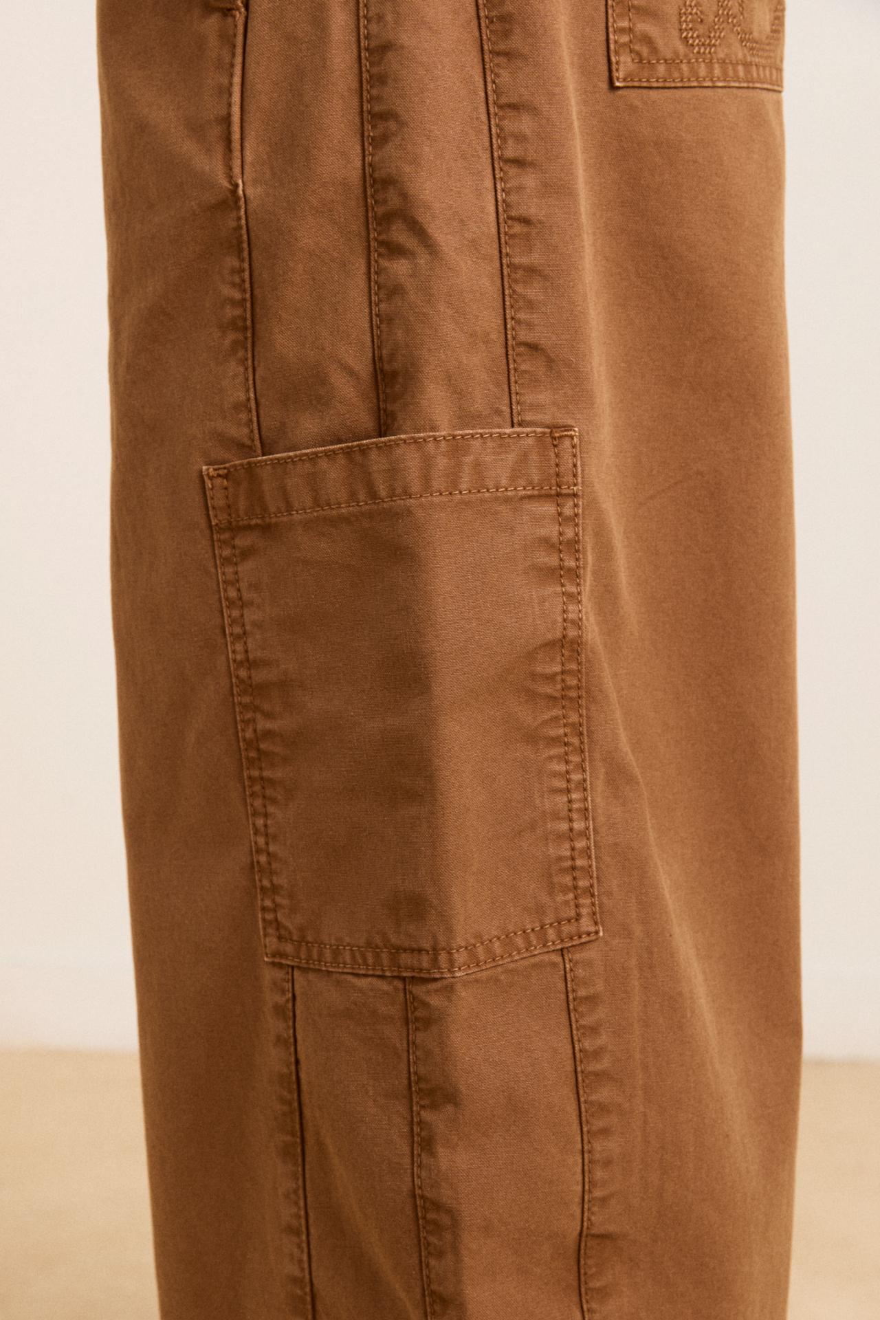 felix twill trouser - caramel