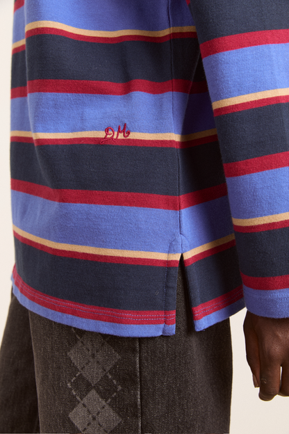 ali long sleeve tee - blue stripe