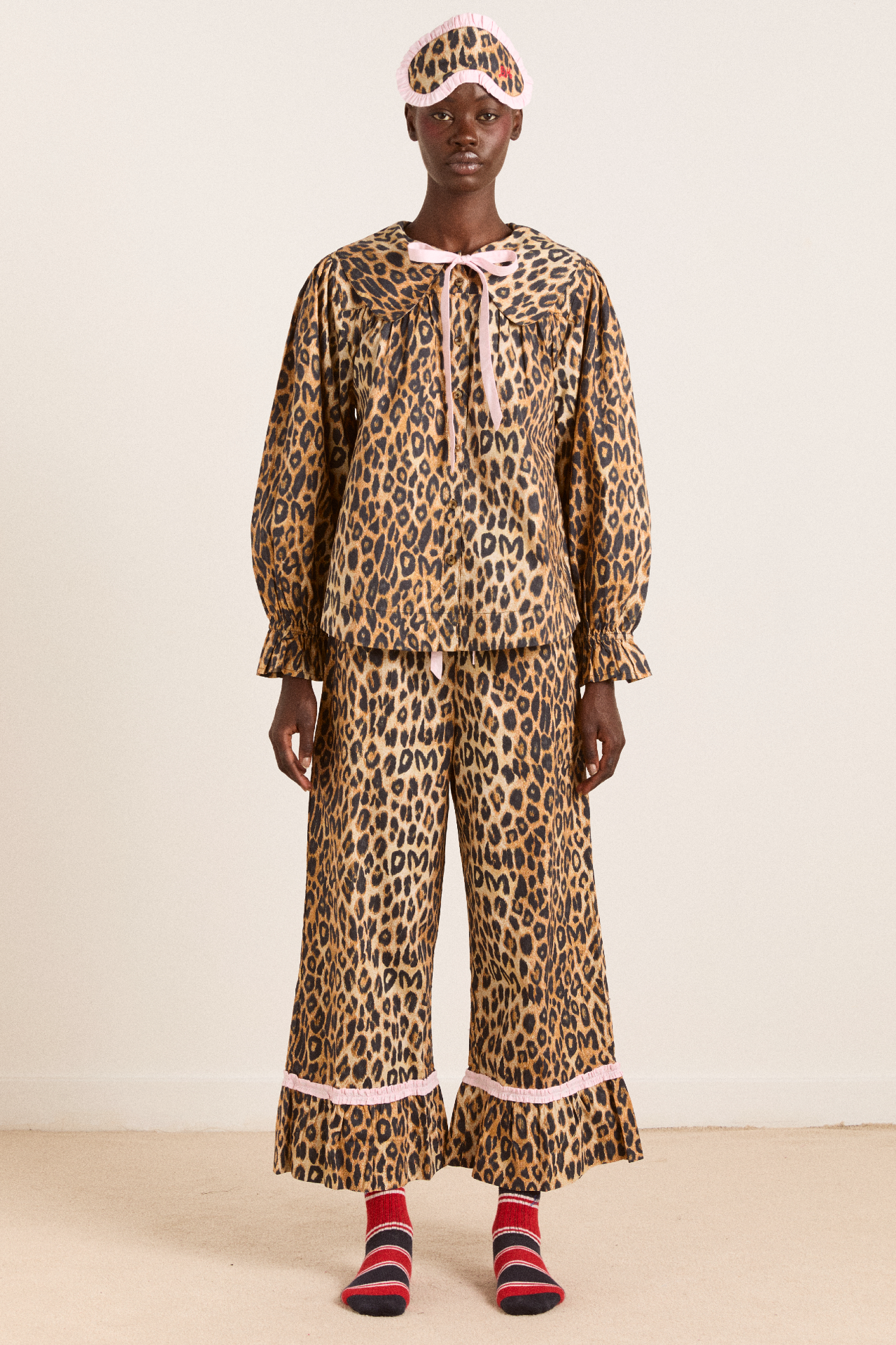 felice pj set - leopard