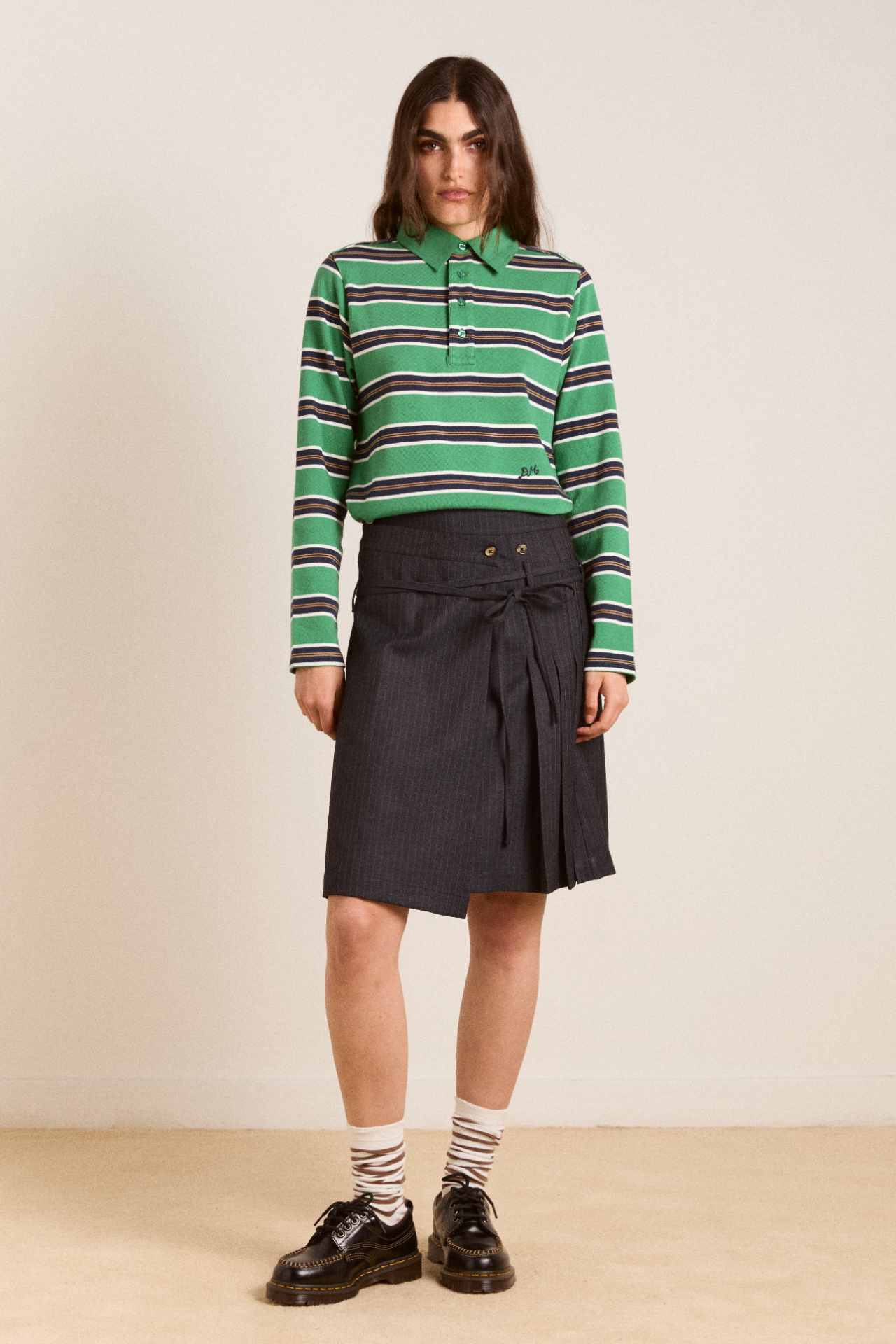 libby kilt - pinstripe