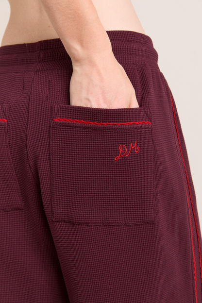 piper waffle jogger - burg