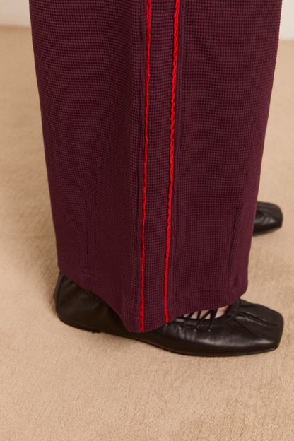 piper waffle jogger - burg