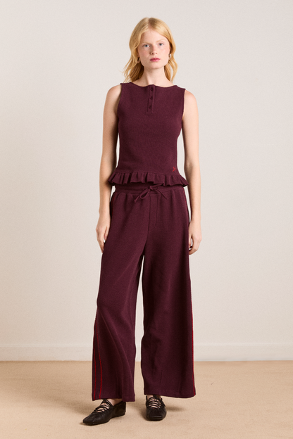 piper waffle jogger - burg