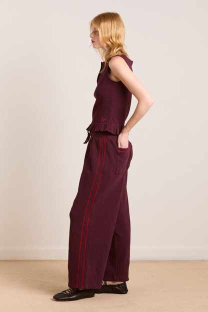 piper waffle jogger - burg