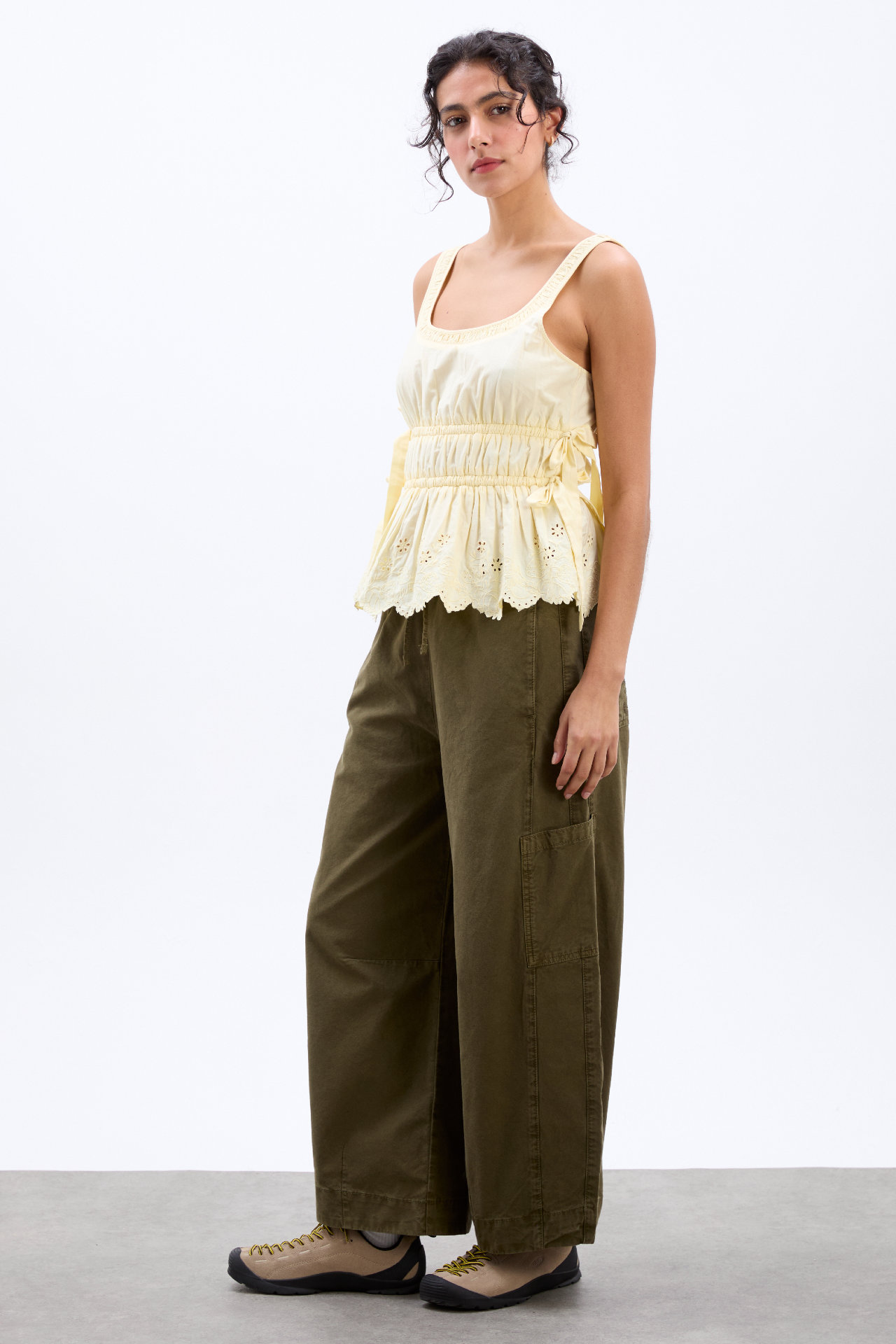 felix twill trousers - olive