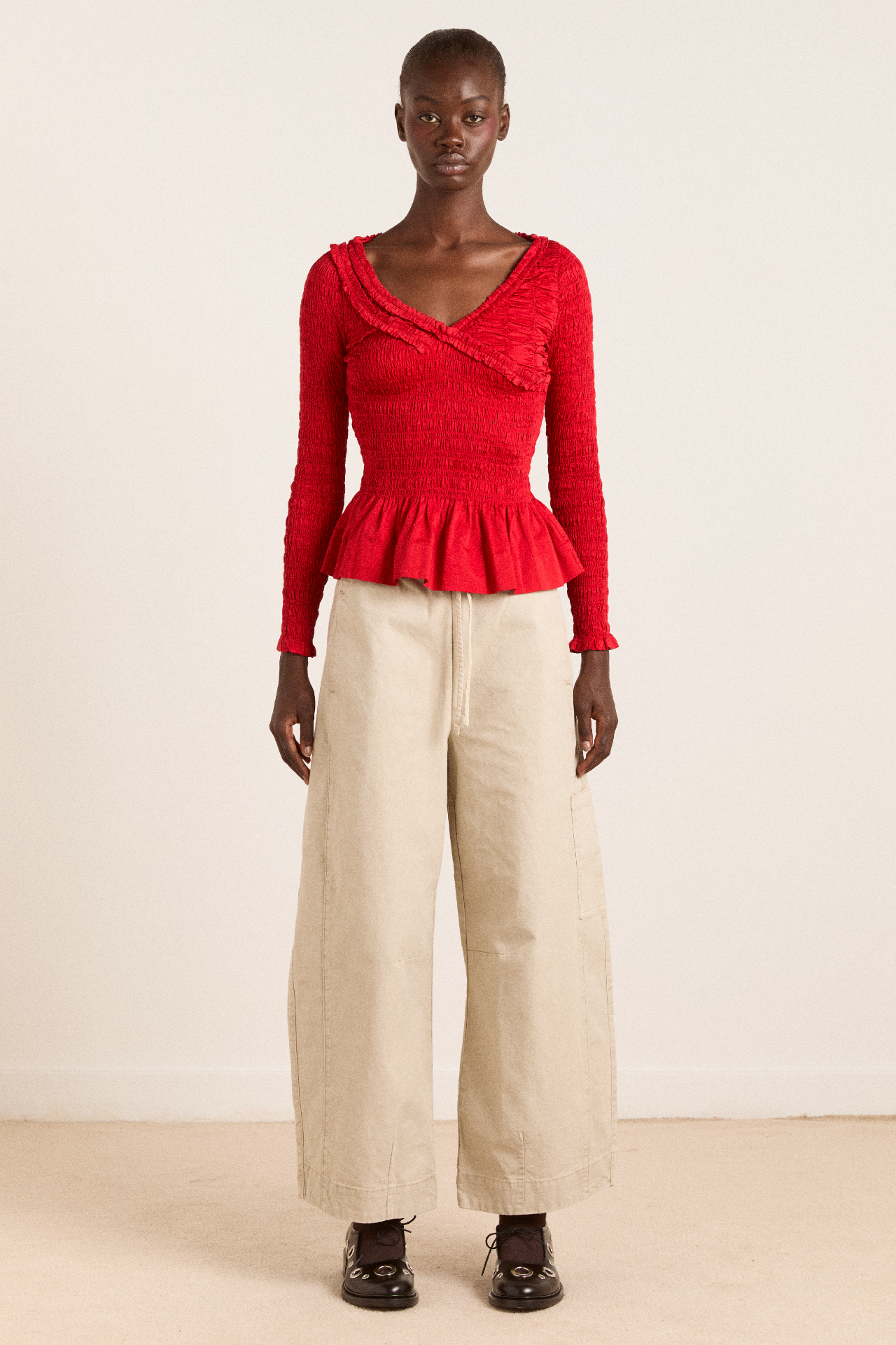 felix twill trouser - stone