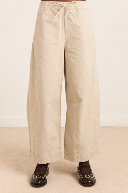 felix twill trouser - stone