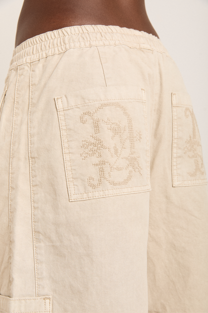 felix twill trouser - stone