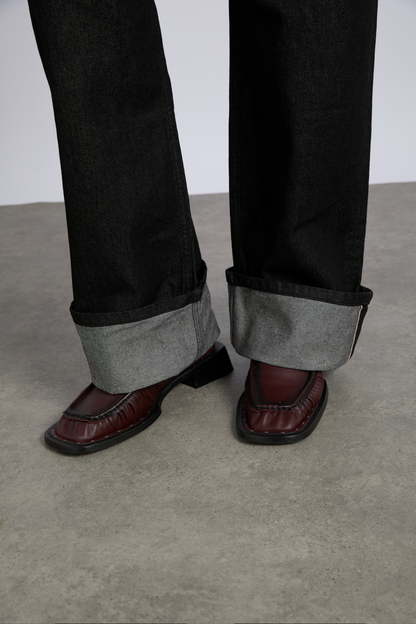 selvedge sylvie jeans - washed black (online exclusive)