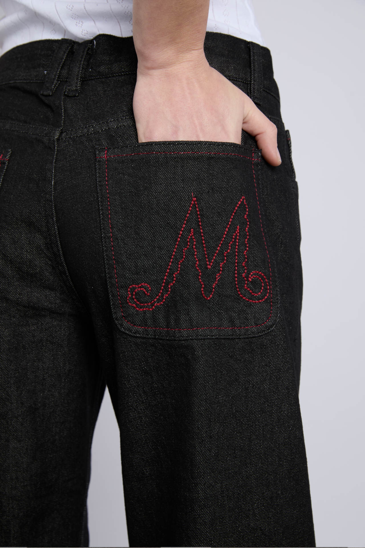selvedge sylvie jeans - washed black (online exclusive)