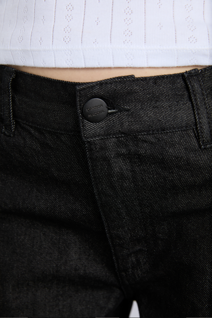 selvedge sylvie jeans - washed black (online exclusive)
