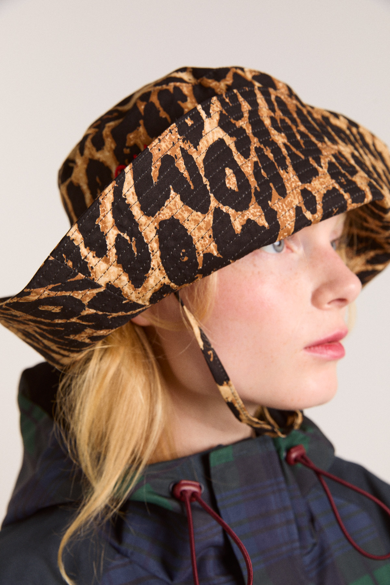 leopard print sunhat