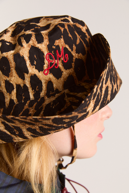 leopard print sunhat