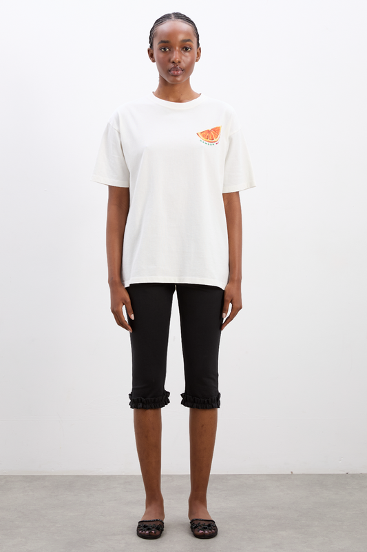 anisa capri pants - black