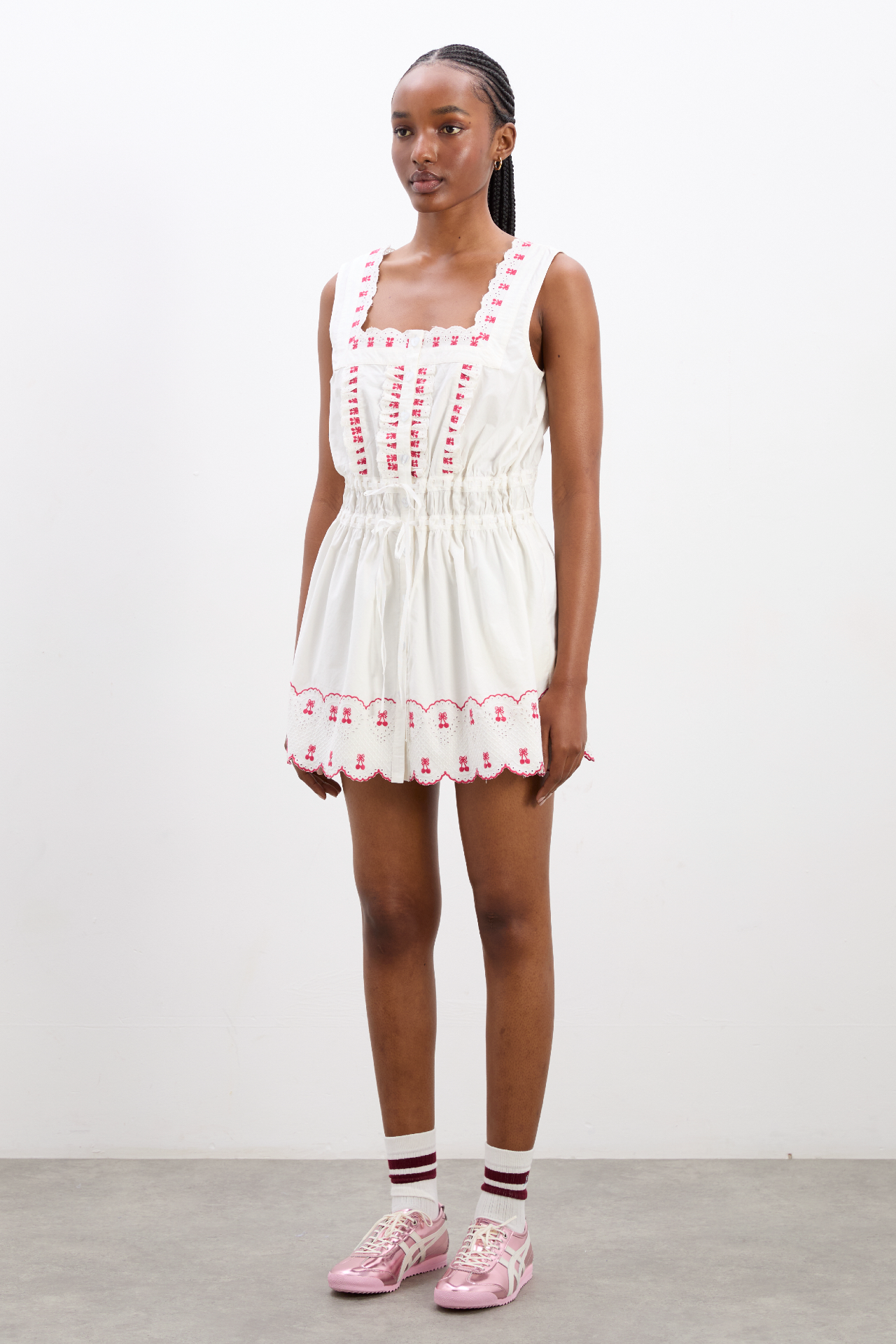 amaya mini dress - cherries