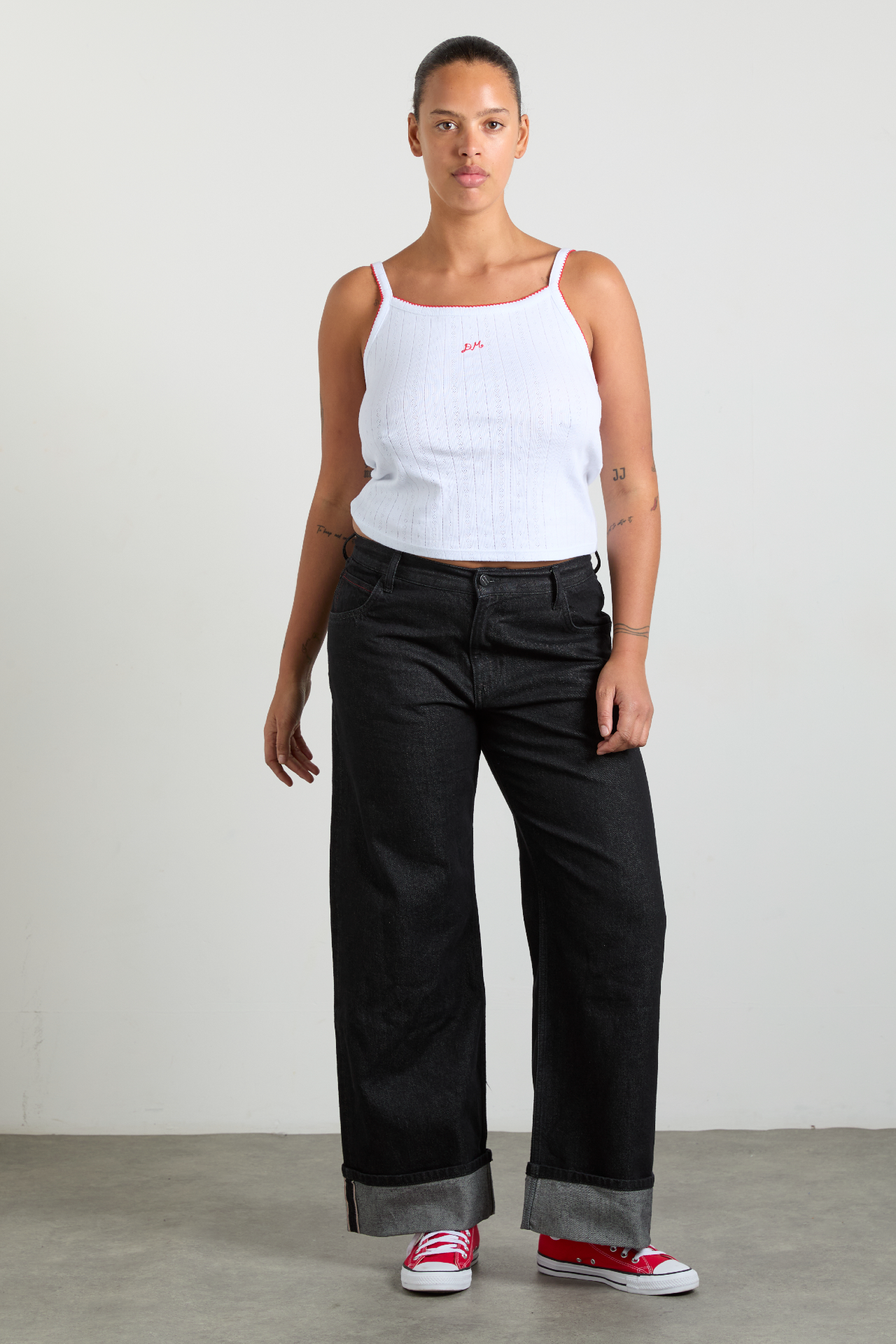 selvedge sylvie jeans - washed black (online exclusive)